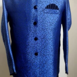 "Blue sherwani outfit"