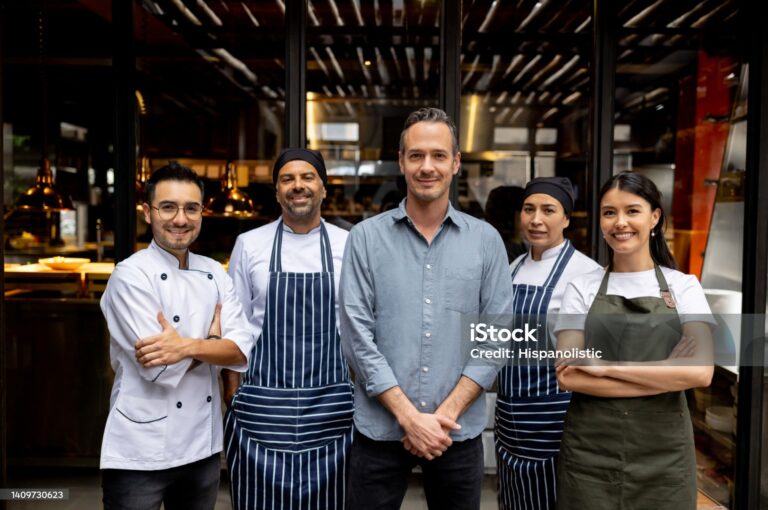 Group of waiters.